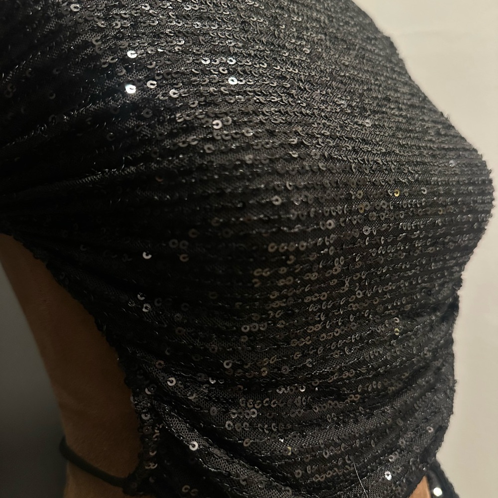 Lulu's Black Sequin Two-Piece Set - image 3